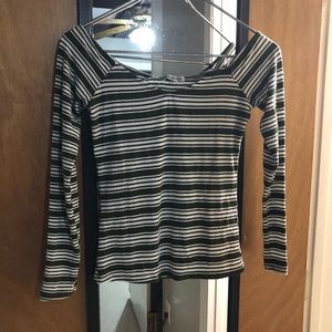 Long Sleeve Off Shoulder Shirt